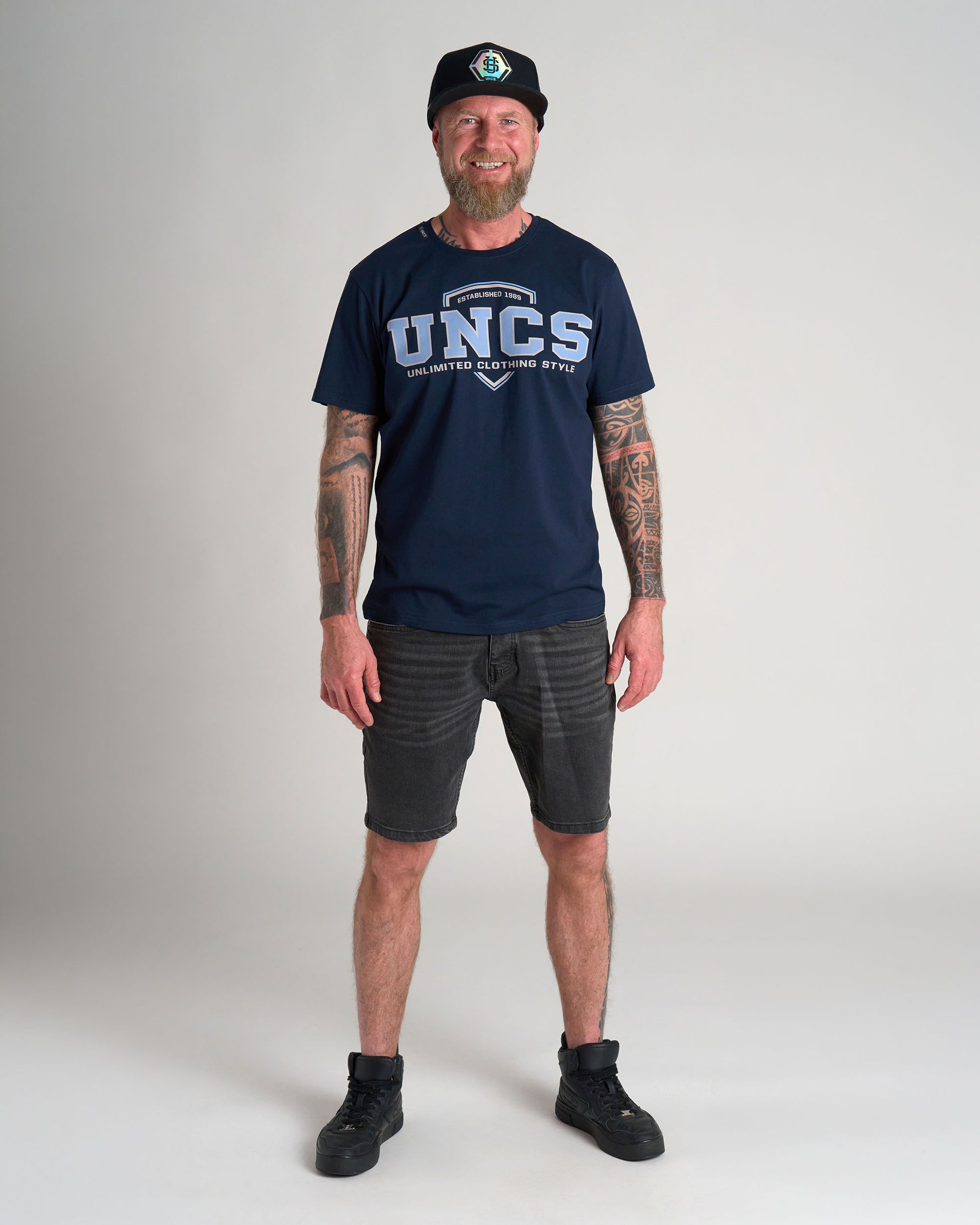 UNCS TEAM Men's T-Shirt BLUE