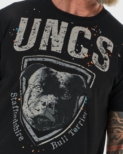 STAFFORDSHIRE BULL Men's T-Shirt BLACK