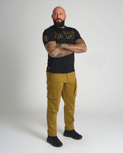 UNLIMITED V Men's T-Shirt BLACK/GOLD