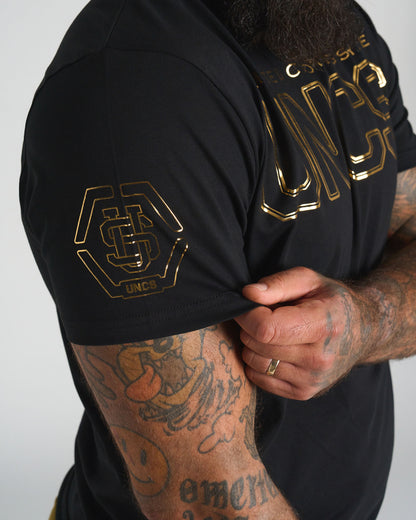 UNLIMITED V Men's T-Shirt BLACK/GOLD
