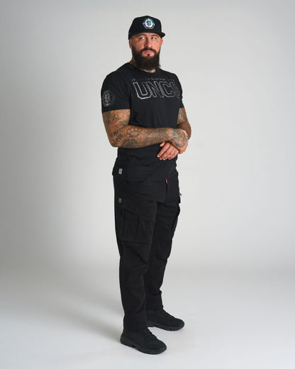 UNLIMITED V Men's T-Shirt BLACK/SILVER