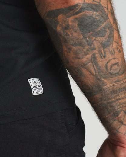 UNLIMITED V Men's T-Shirt BLACK/SILVER