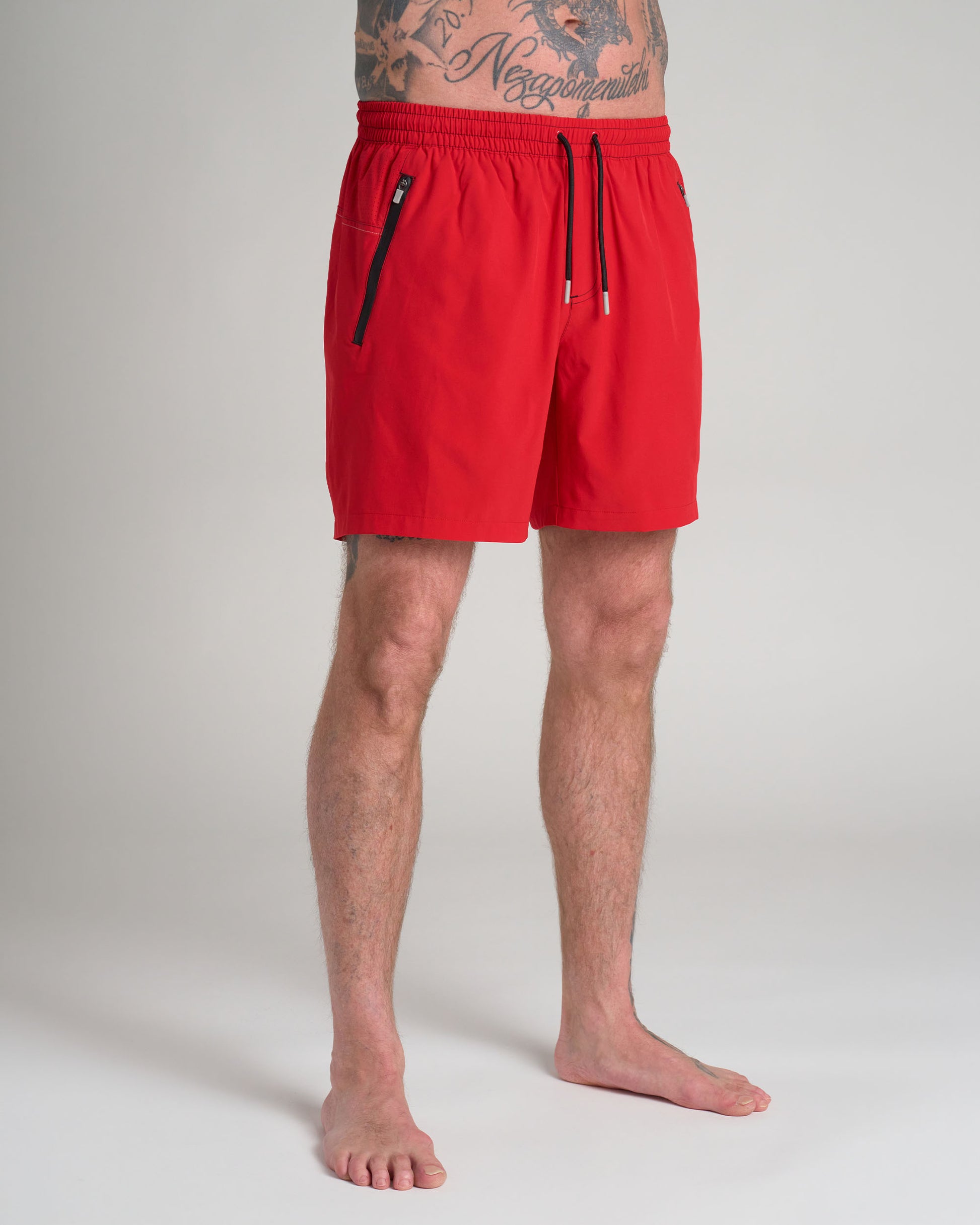 EDGAR II Men's Swimming Shorts RED