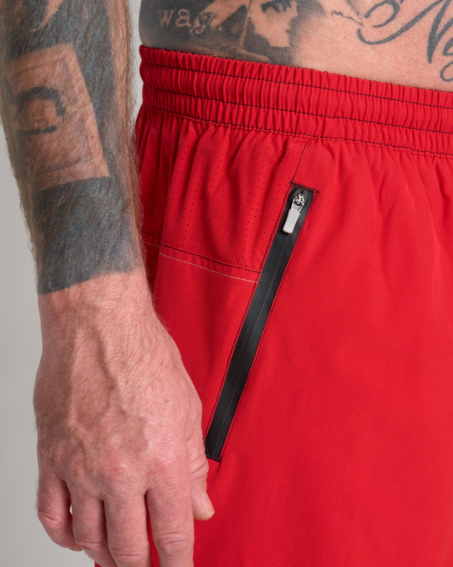 EDGAR II Men's Swimming Shorts RED