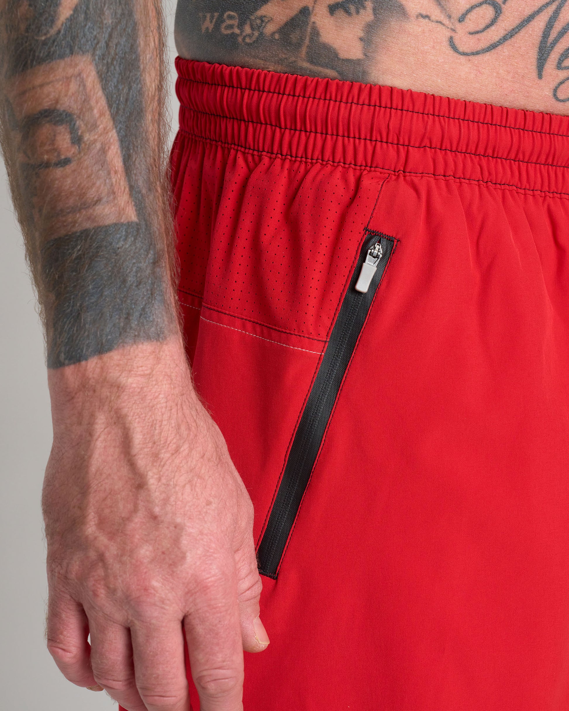 EDGAR II Men's Swimming Shorts RED