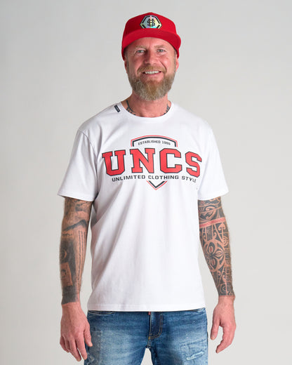 UNCS TEAM II Men's T-Shirt WHITE