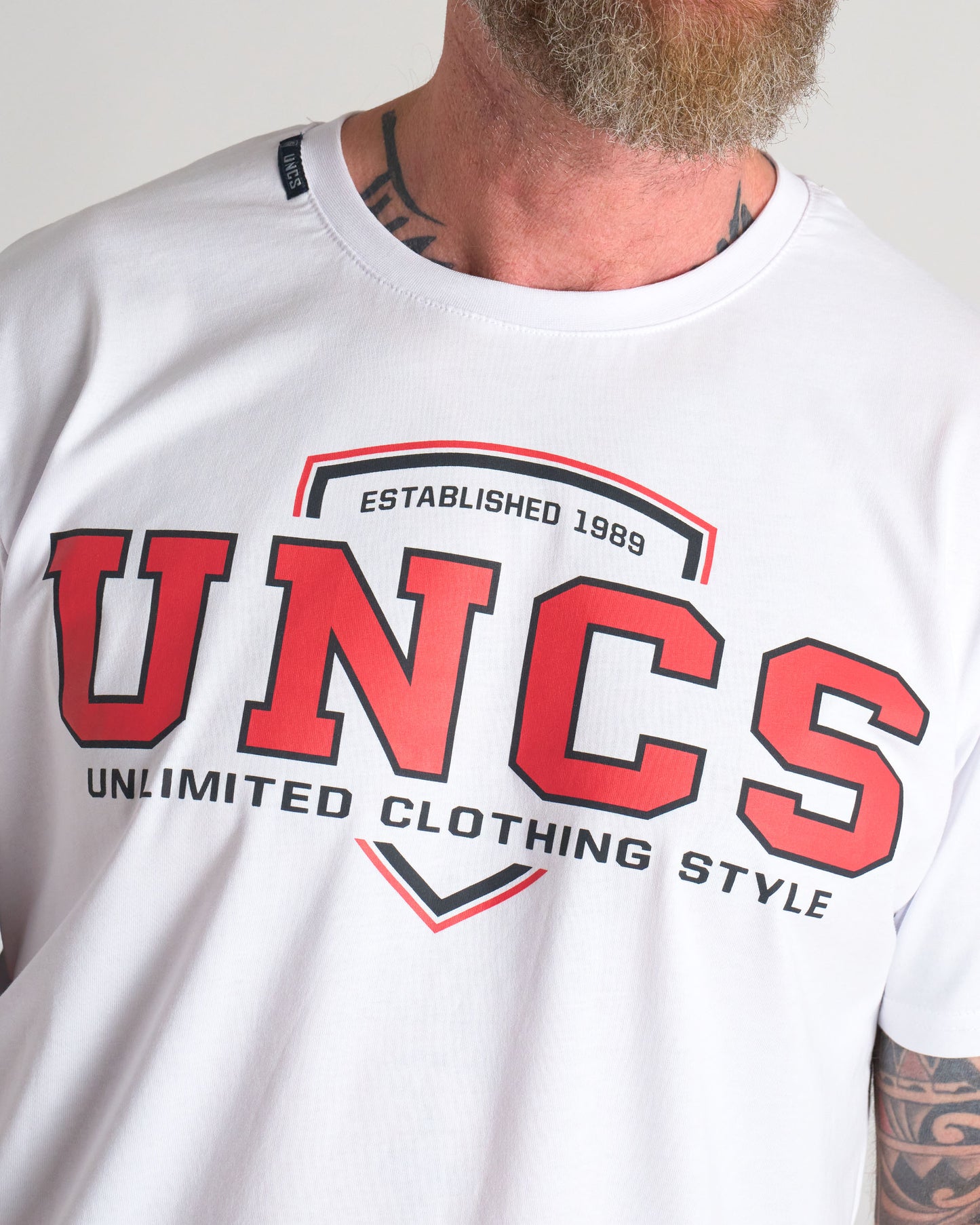 UNCS TEAM II Men's T-Shirt WHITE