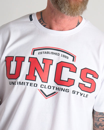 UNCS TEAM II Men's T-Shirt WHITE