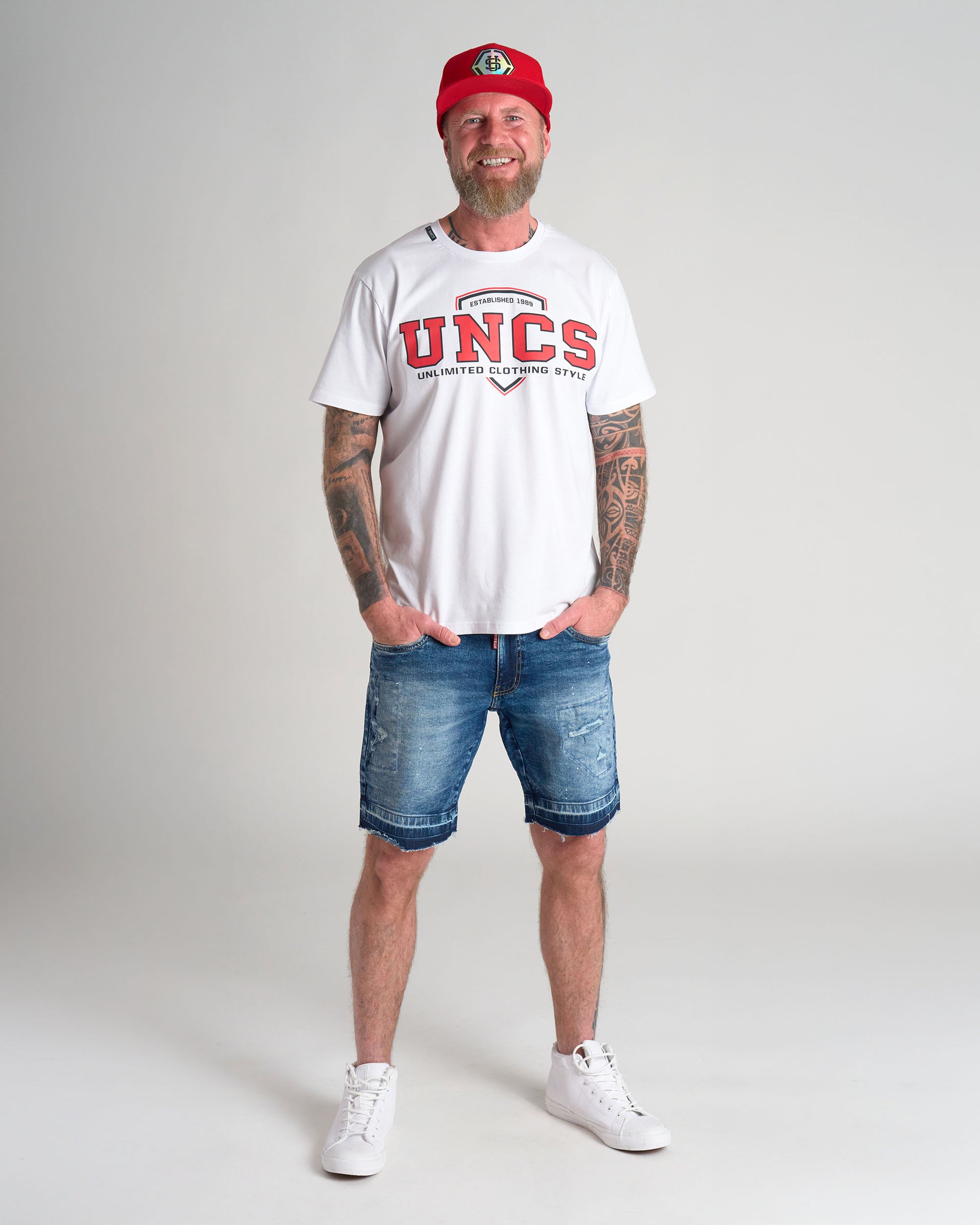 UNCS TEAM II Men's T-Shirt WHITE