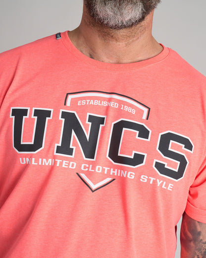 UNCS TEAM II Men's T-Shirt CORAL