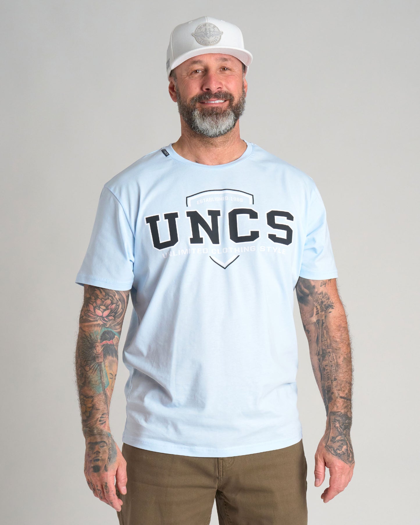 UNCS TEAM II Men's T-Shirt BLUE NEON