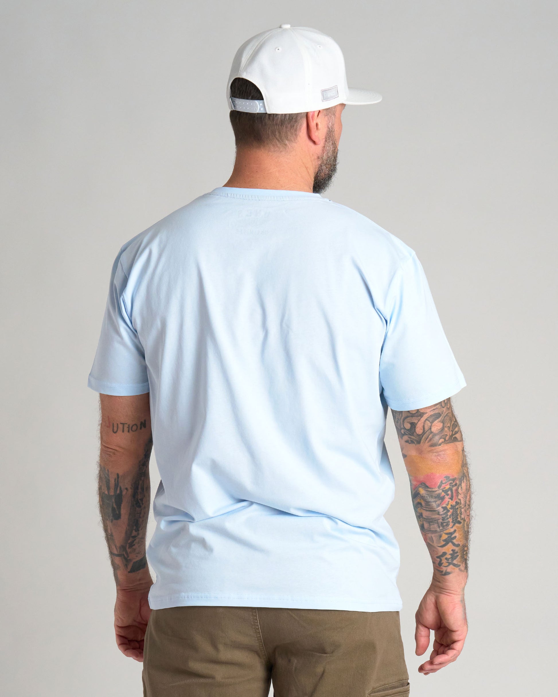 UNCS TEAM II Men's T-Shirt BLUE NEON