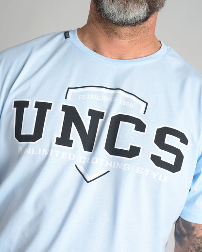 UNCS TEAM II Men's T-Shirt BLUE NEON