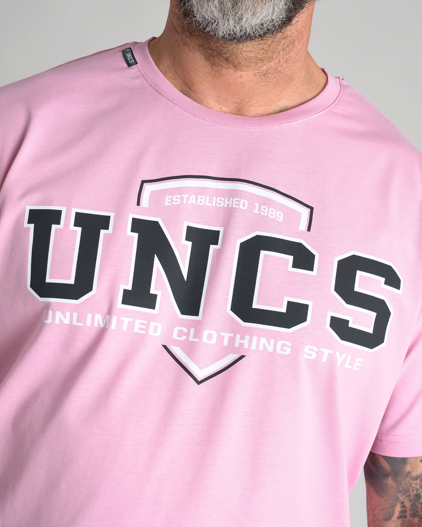UNCS TEAM II Men's T-Shirt PINK