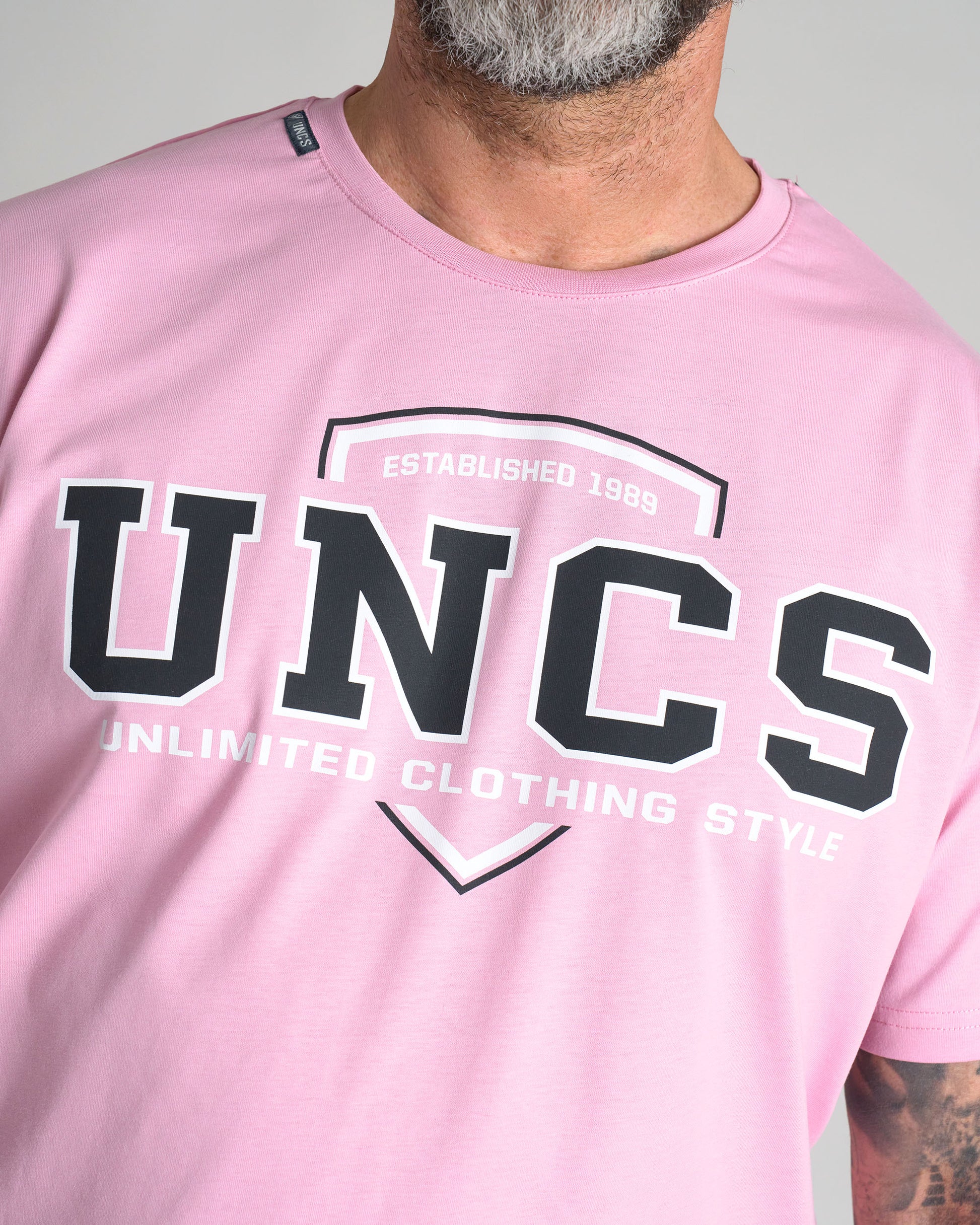 UNCS TEAM II Men's T-Shirt PINK