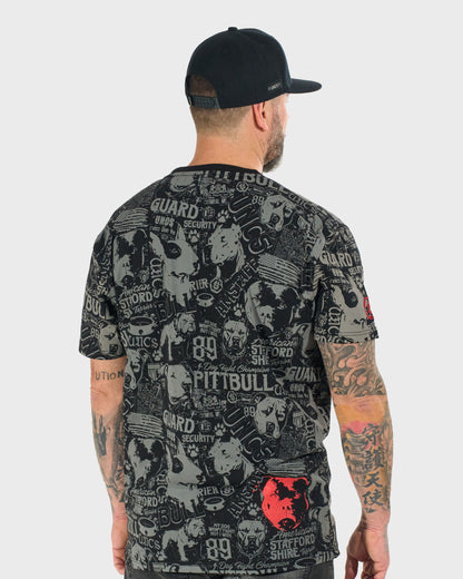 COMICS II Men's T-Shirt BLACK