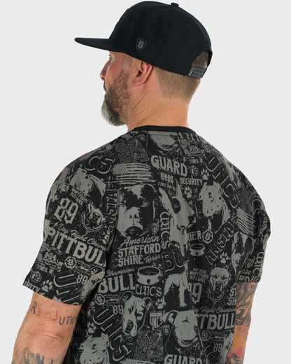 COMICS II Men's T-Shirt BLACK