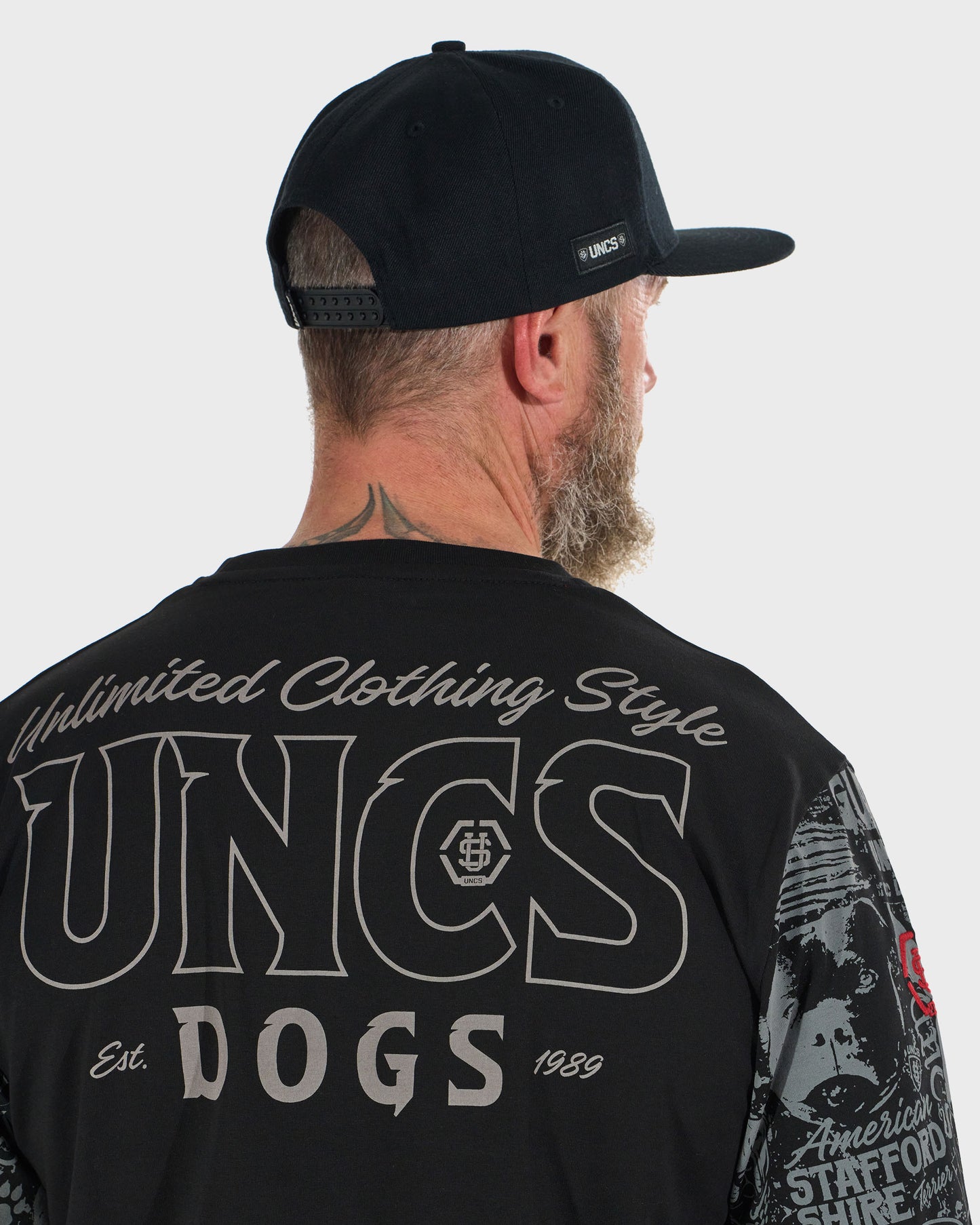 COMICS LS Men's T-Shirt BLACK