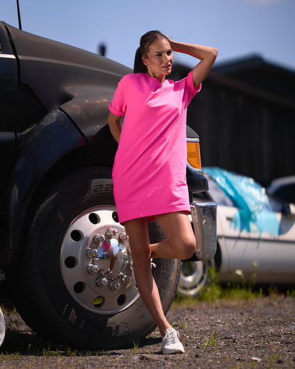 KELI Women's Dress NEON PINK
