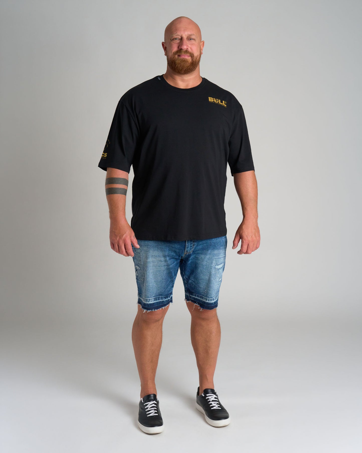 BULL III Men's T-Shirt BLACK/GOLD