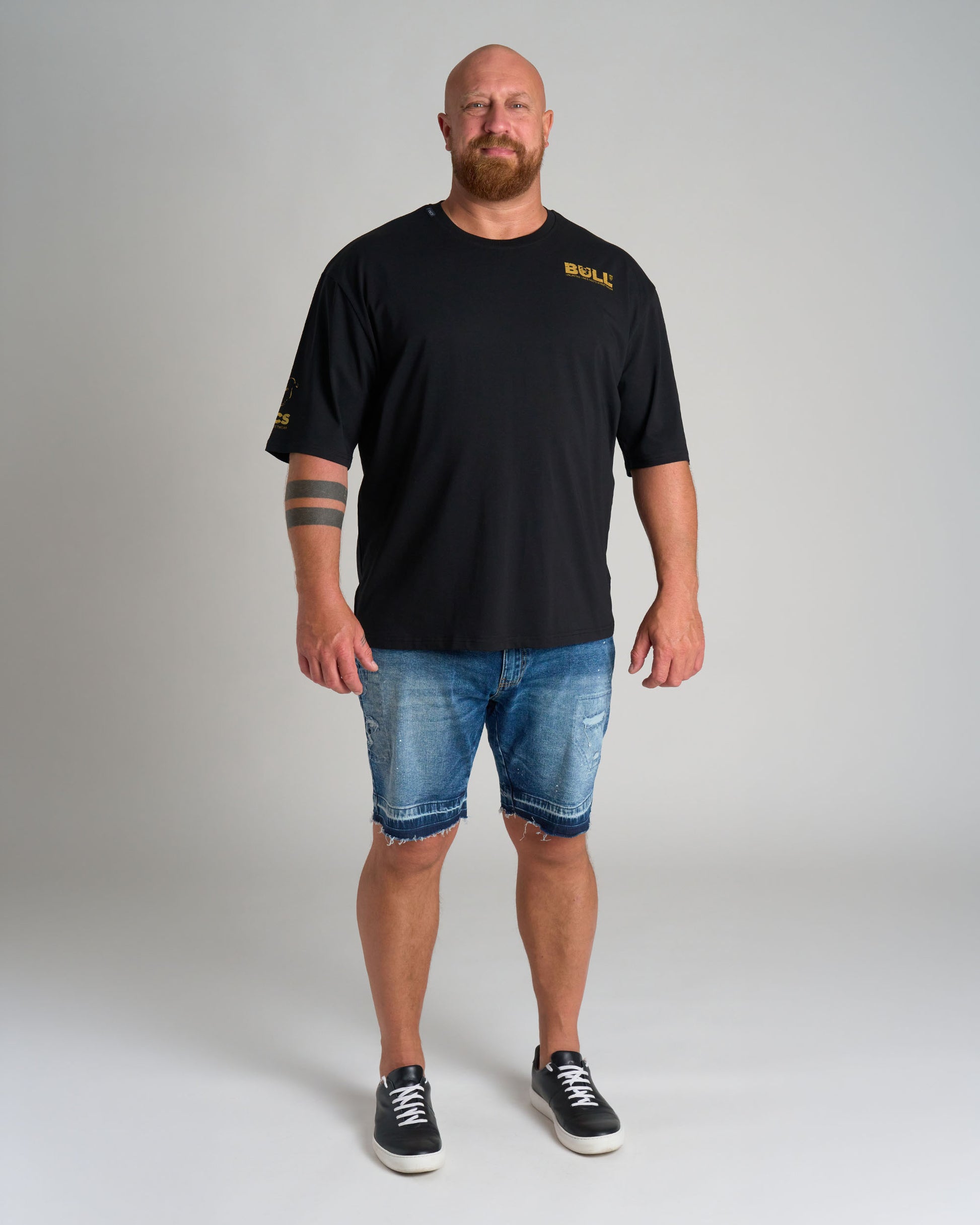 BULL III Men's T-Shirt BLACK/GOLD