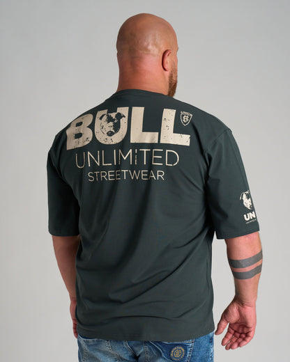 BULL III Men's T-Shirt KHAKI/WHITE