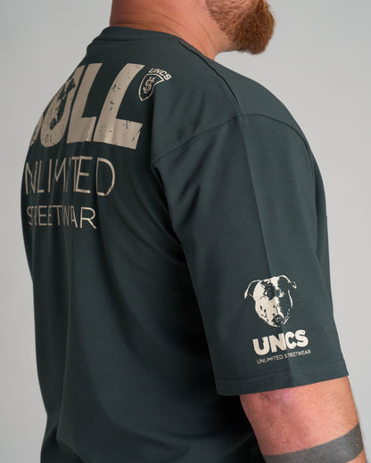 BULL III Men's T-Shirt KHAKI/WHITE