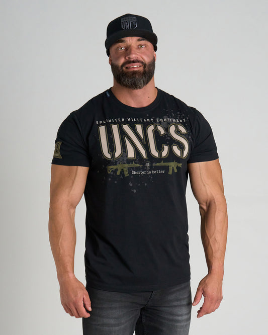 GUNS Men's T-Shirt BLACK