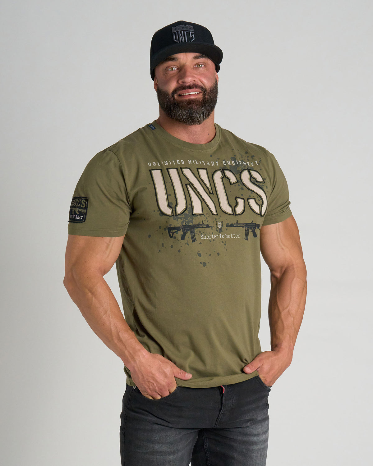 GUNS Men's T-Shirt KHAKI