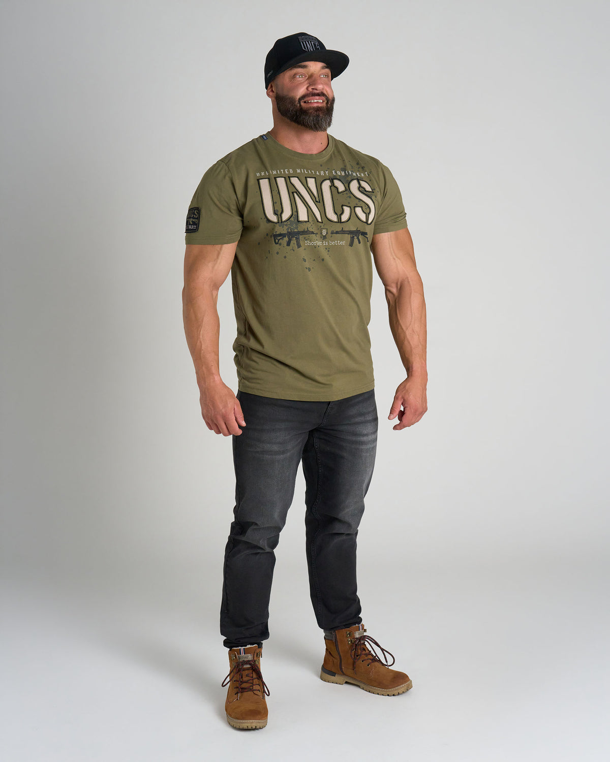 GUNS Men's T-Shirt KHAKI