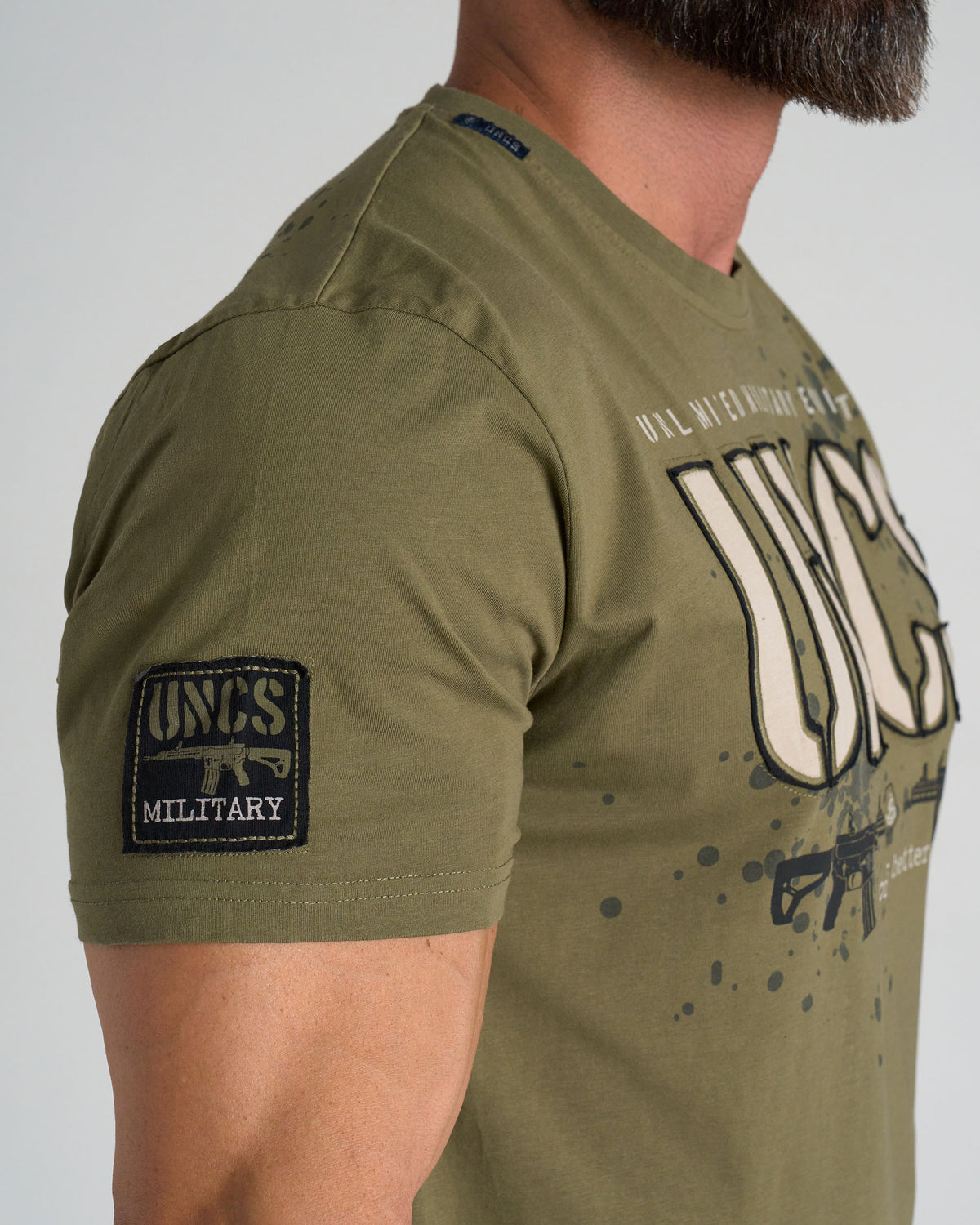GUNS Men's T-Shirt KHAKI