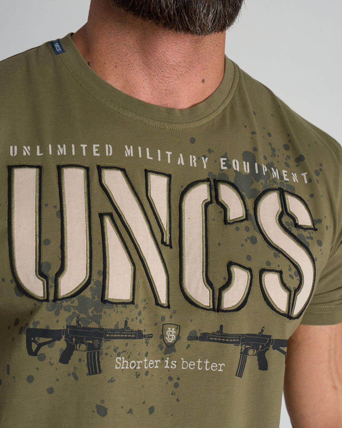 GUNS Men's T-Shirt KHAKI