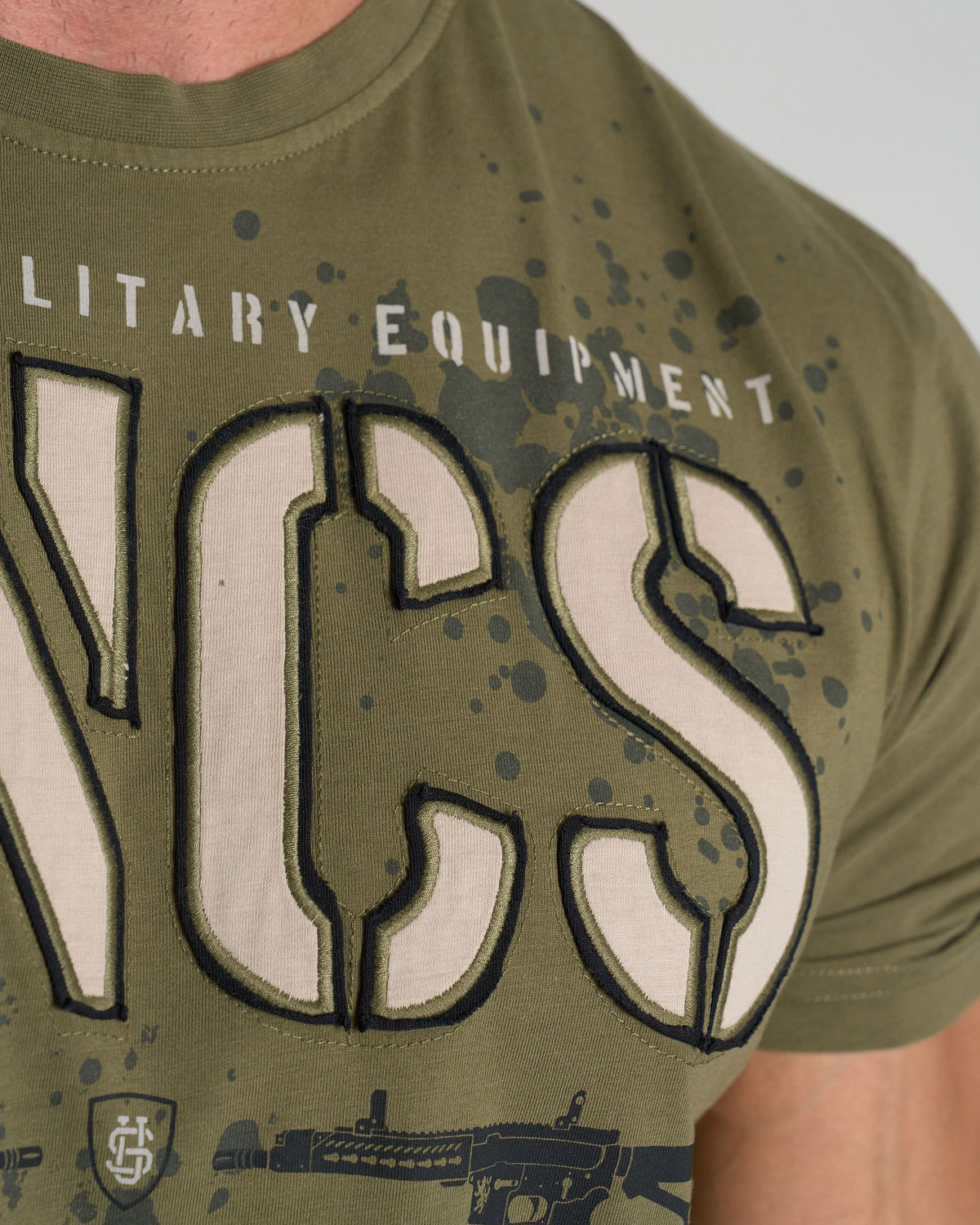 GUNS Men's T-Shirt KHAKI