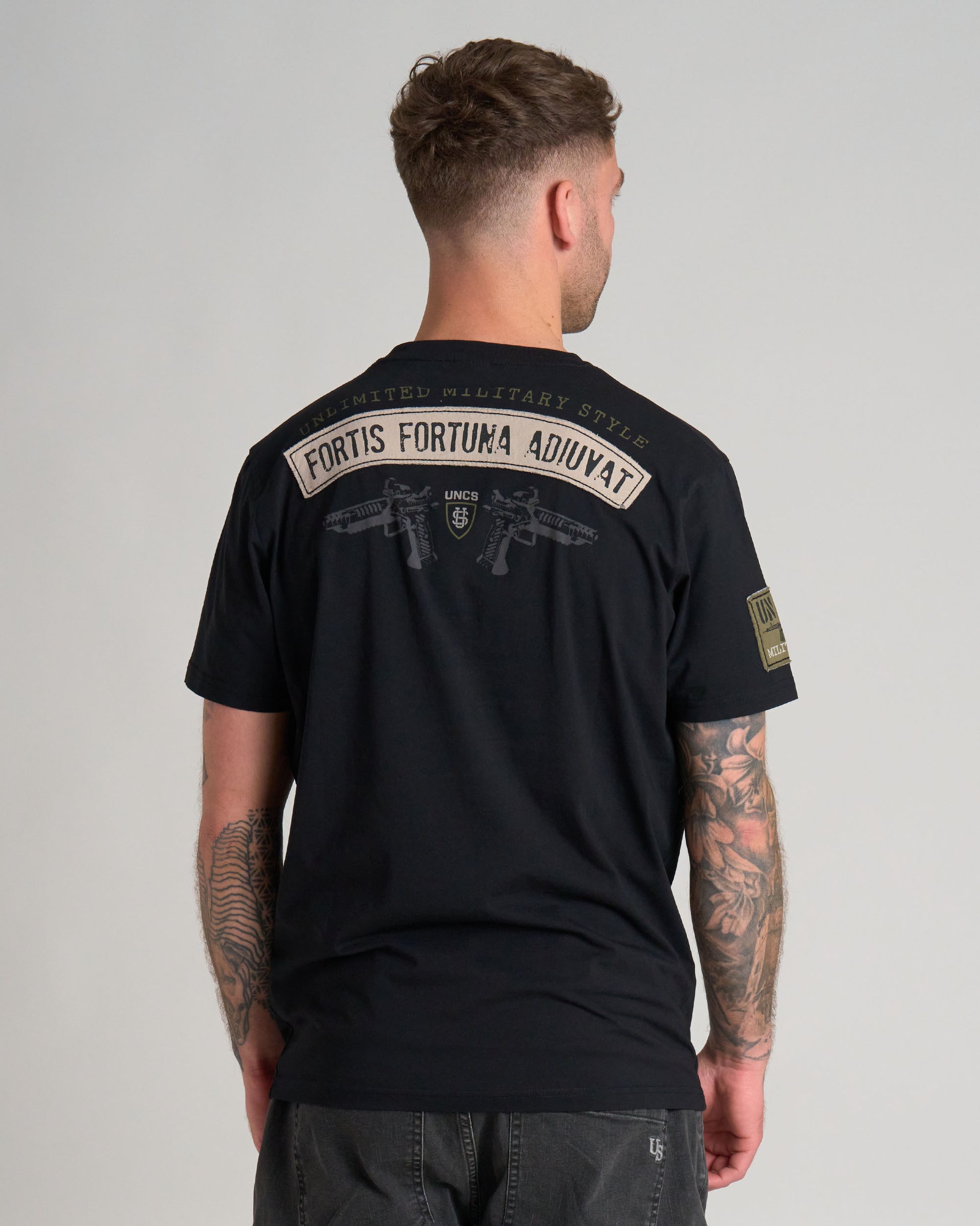 GUNS II Men's T-Shirt BLACK