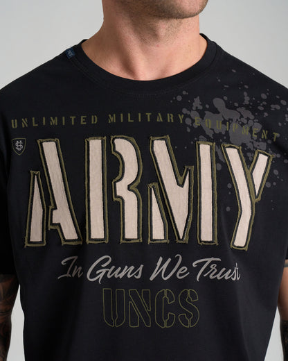 GUNS II Men's T-Shirt BLACK