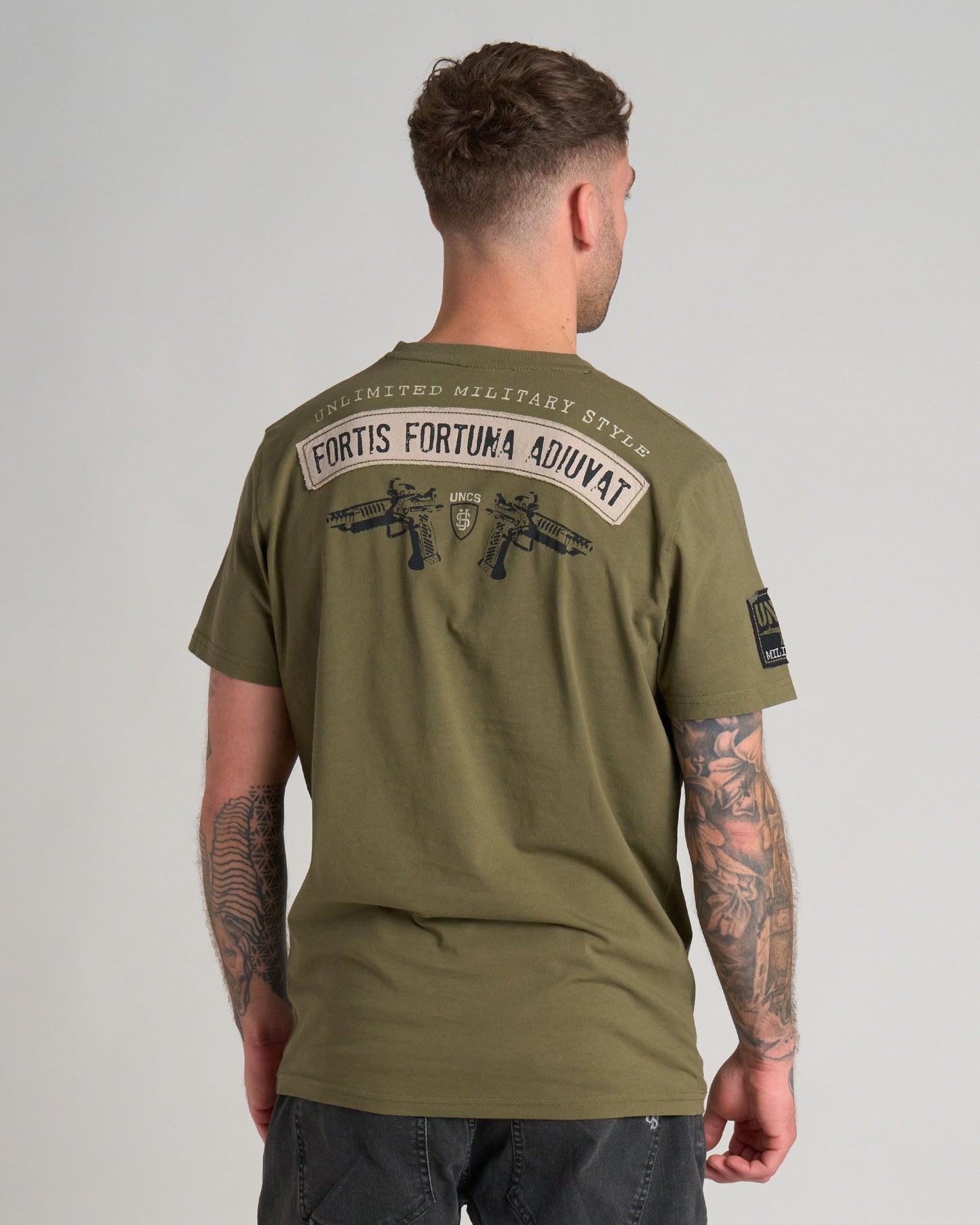 GUNS II Men's T-Shirt KHAKI