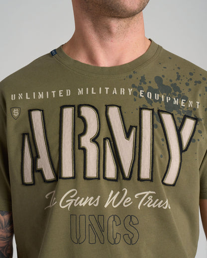 GUNS II Men's T-Shirt KHAKI