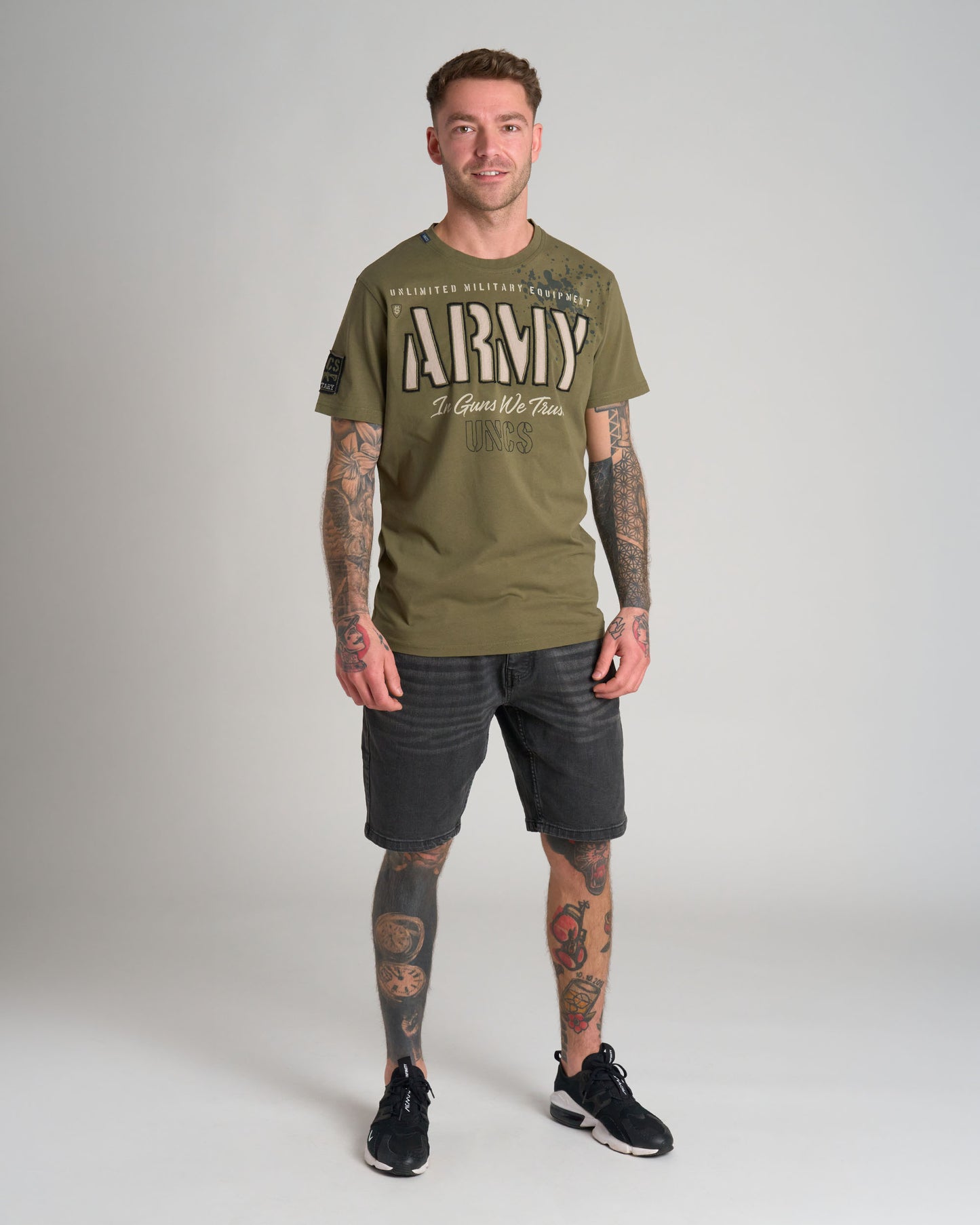 GUNS II Men's T-Shirt KHAKI