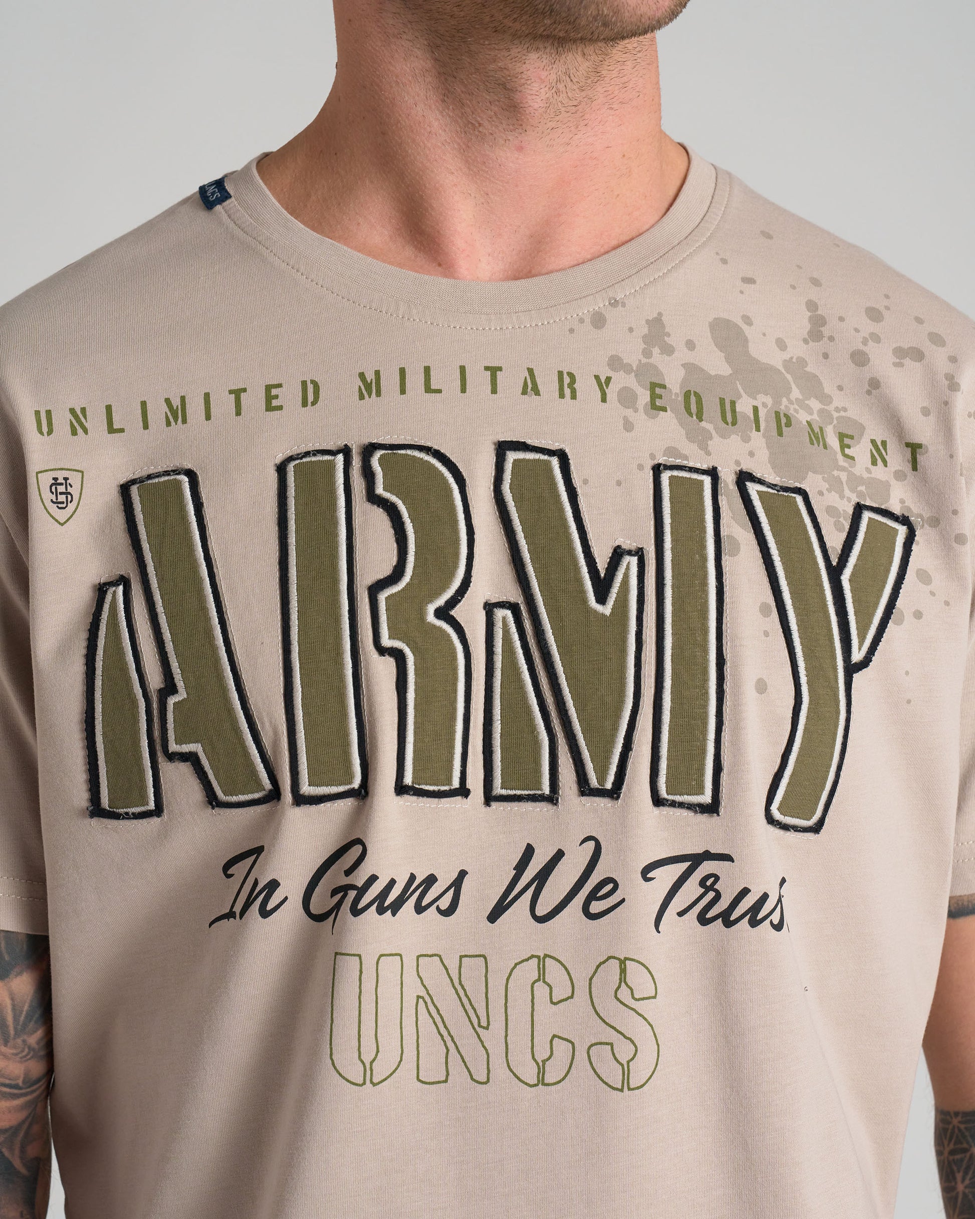 GUNS II Men's T-Shirt SAND