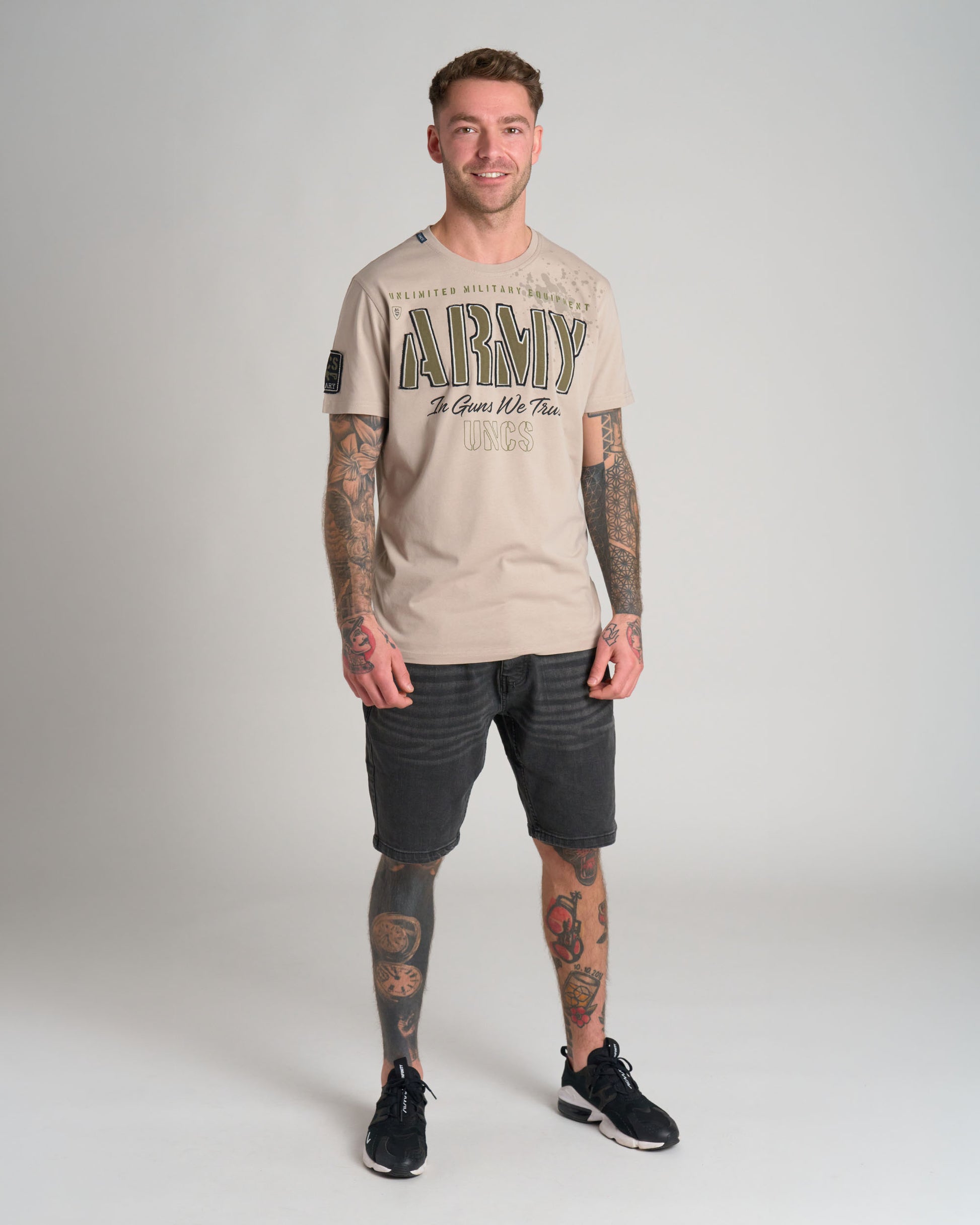 GUNS II Men's T-Shirt SAND