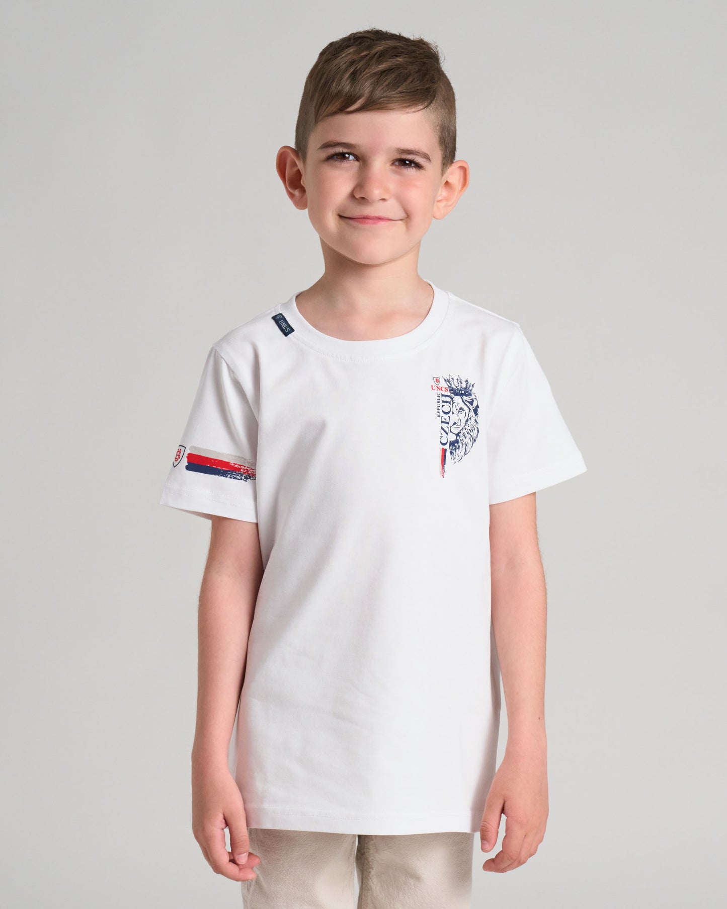 CZECH REPUBLIC Children's T-Shirt WHITE