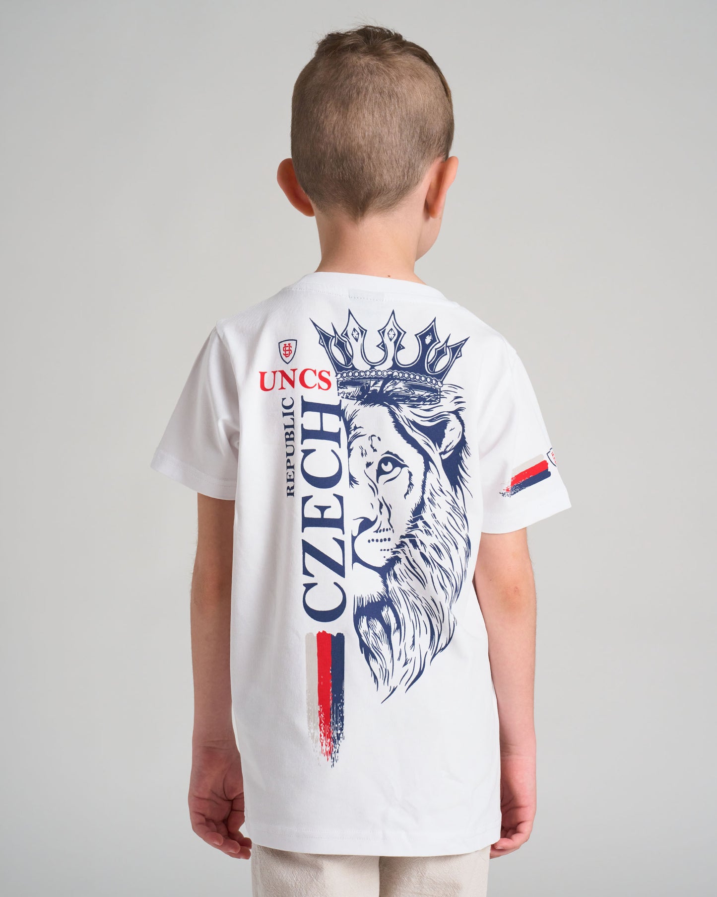 CZECH REPUBLIC Children's T-Shirt WHITE