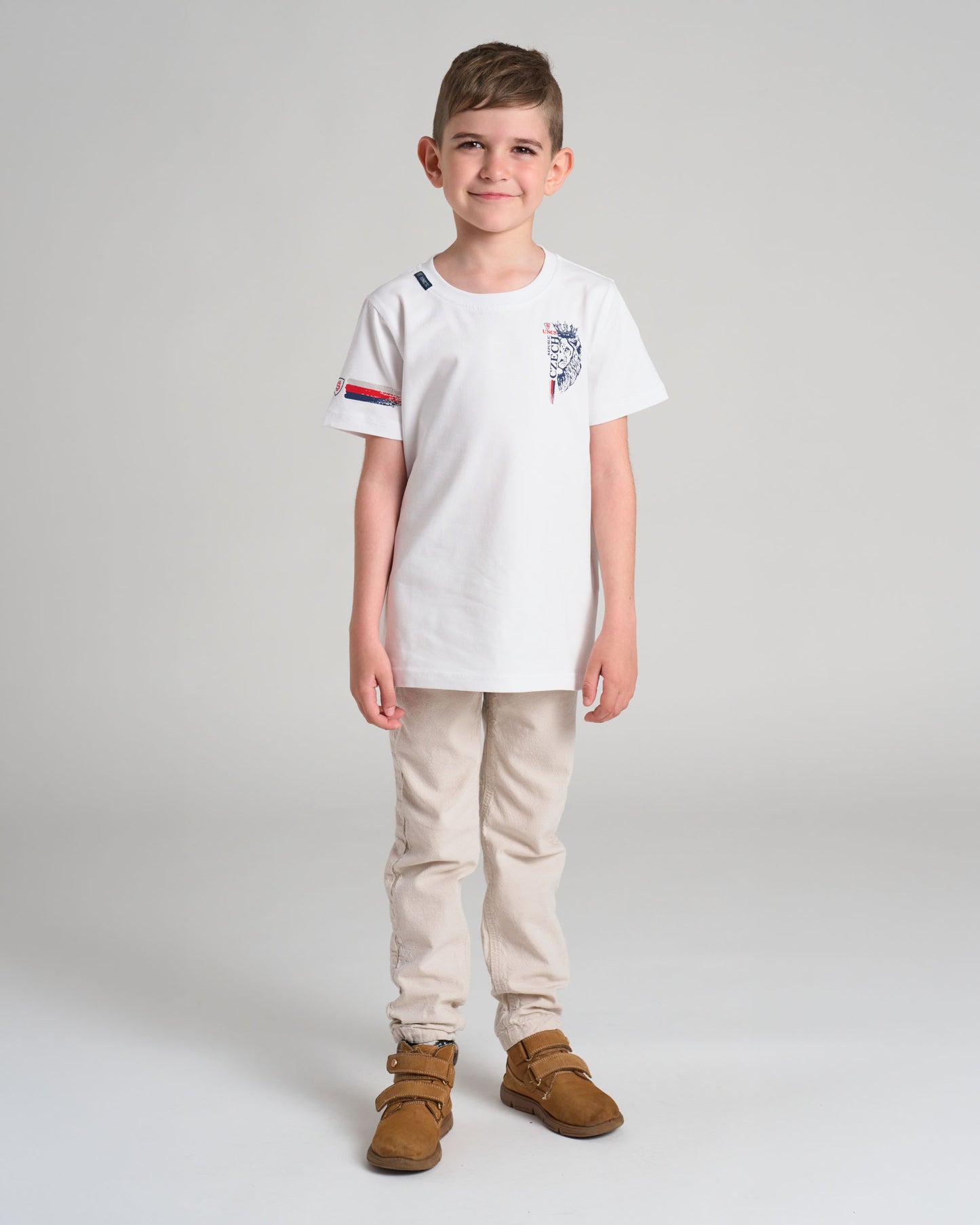 CZECH REPUBLIC Children's T-Shirt WHITE