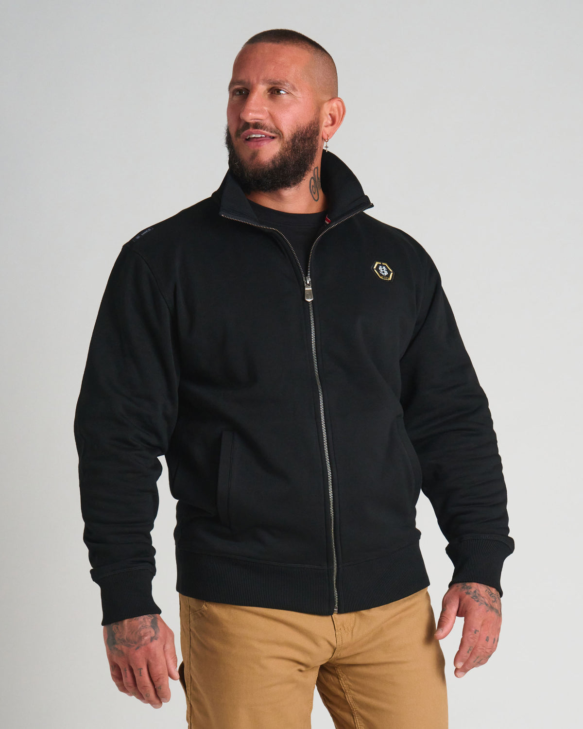 CAINE IV Men's Sweatshirt BLACK