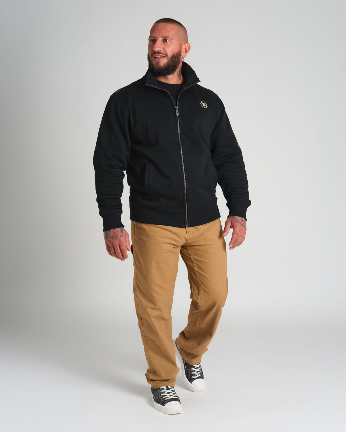 CAINE IV Men's Sweatshirt BLACK
