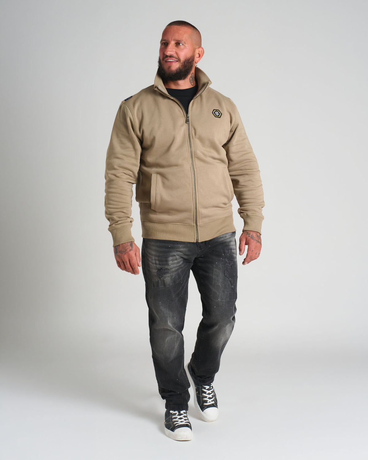 CAINE IV Men's Sweatshirt BROWN