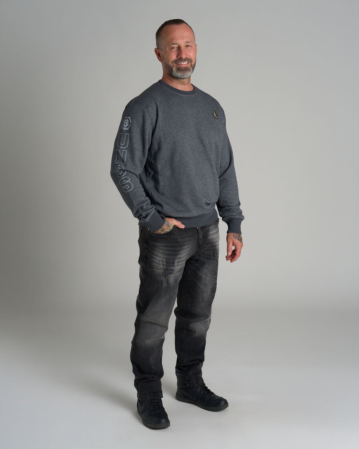 CAINE III Men's Sweatshirt DARK GREY