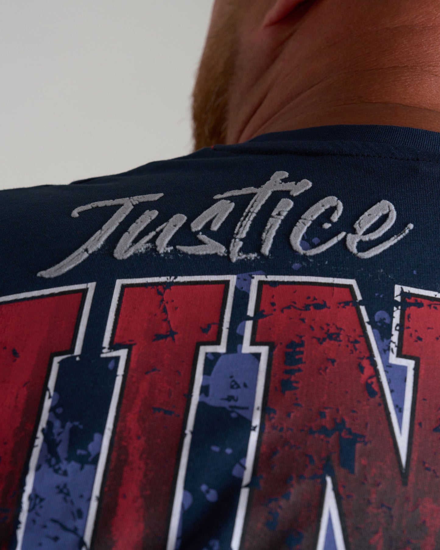 JUSTICE II Men's T-Shirt NAVY