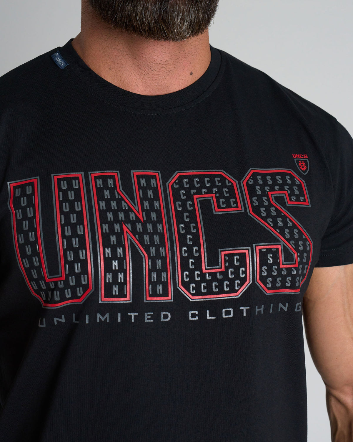 TAYLOR Men's T-Shirt BLACK/RED