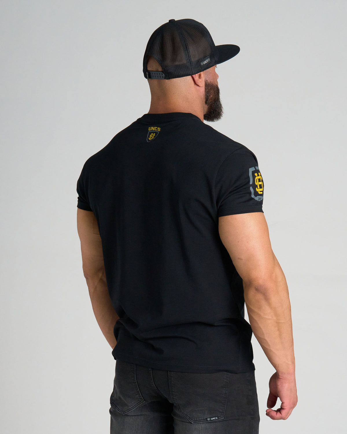 TAYLOR Men's T-Shirt BLACK/GOLD